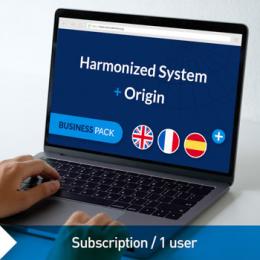 Business Pack - Harmonized System, Origin